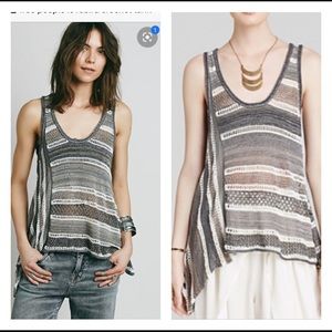 Free People Lovebird Crochet Tank
